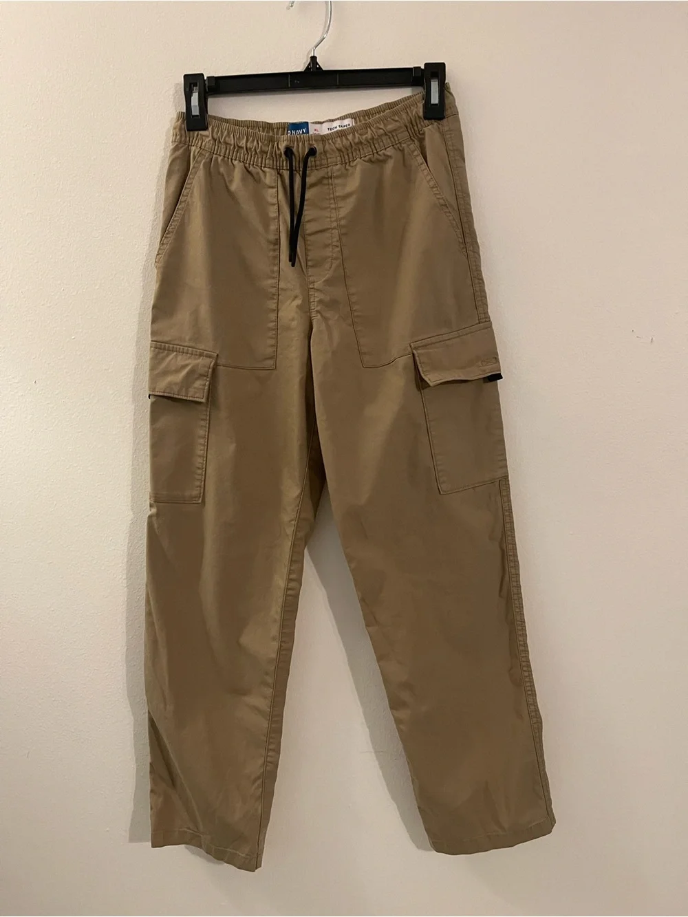 Old Juniors Khaki Cargo Drawstring Pants